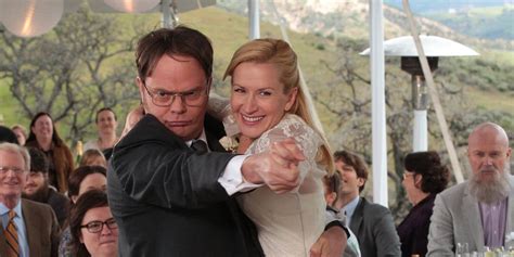 dwight and angela relationship.